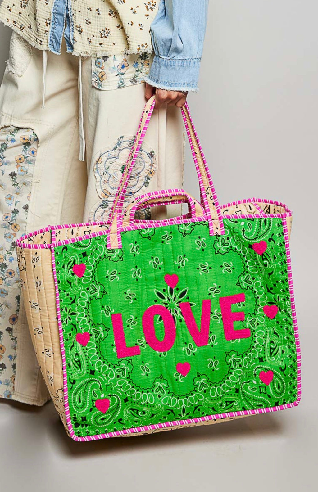 Quilted Tote Bag