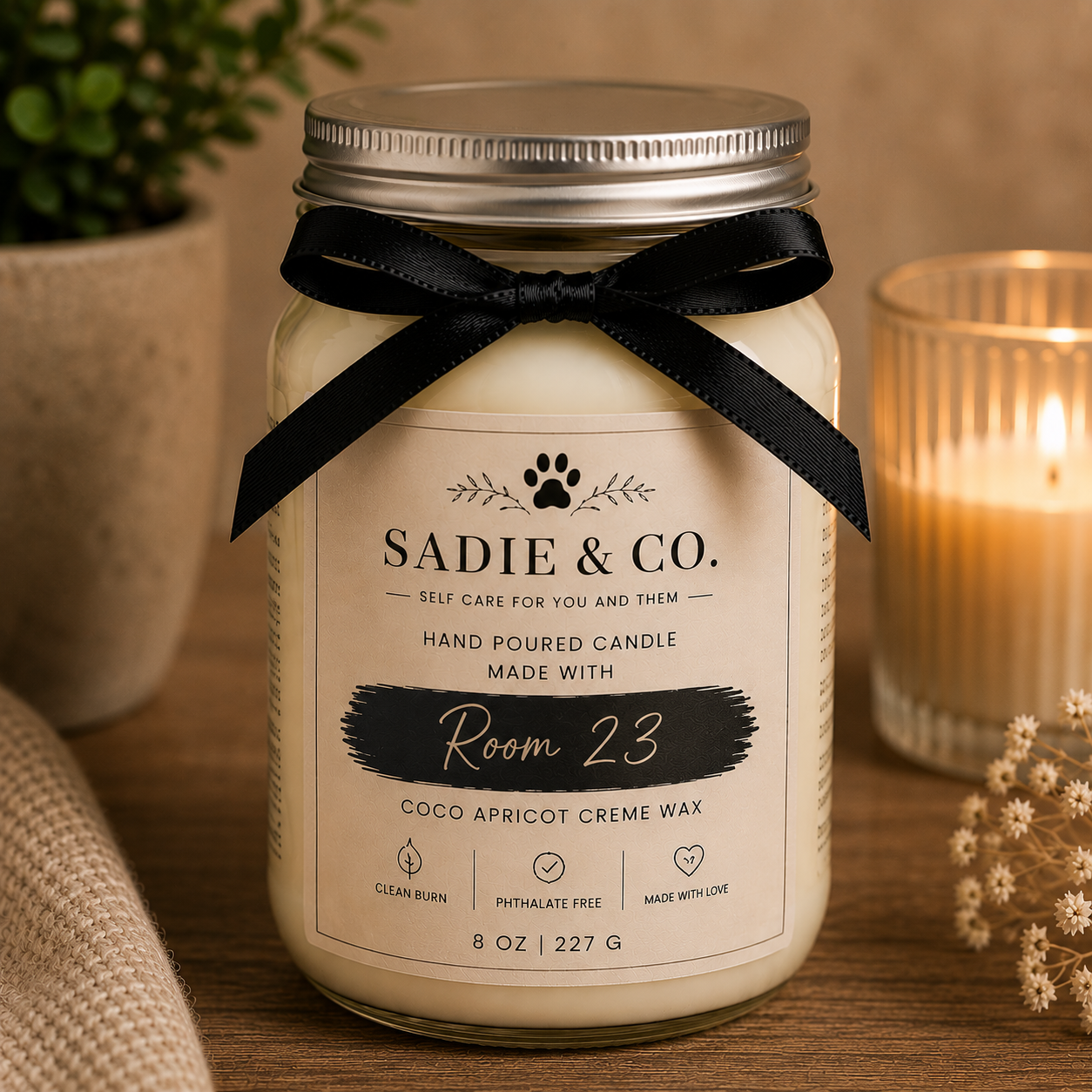 16oz Mason Jar Candle