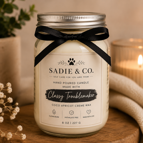 16oz Mason Jar Candle