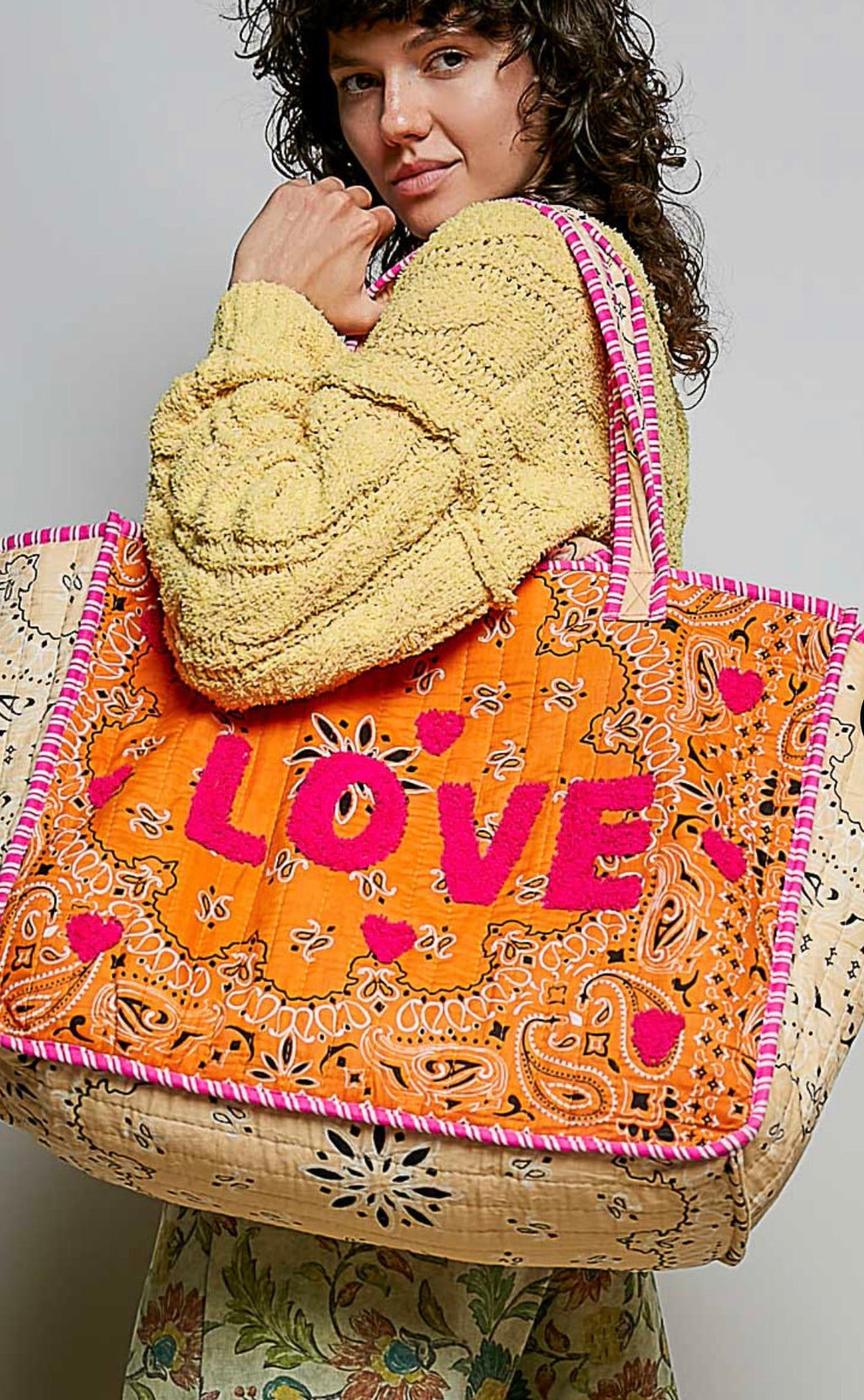 Quilted Tote Bag